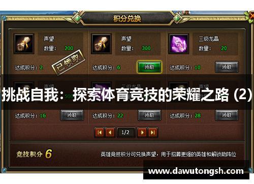 挑战自我：探索体育竞技的荣耀之路 (2)
